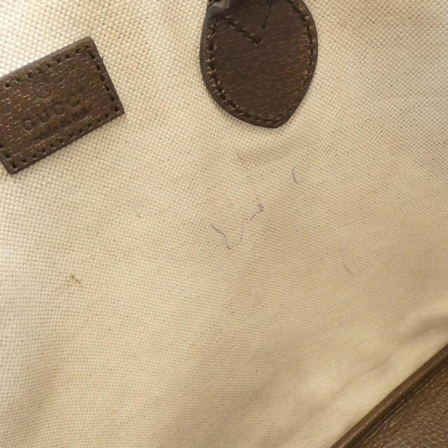 Gucci Brown Canvas Ophidia
