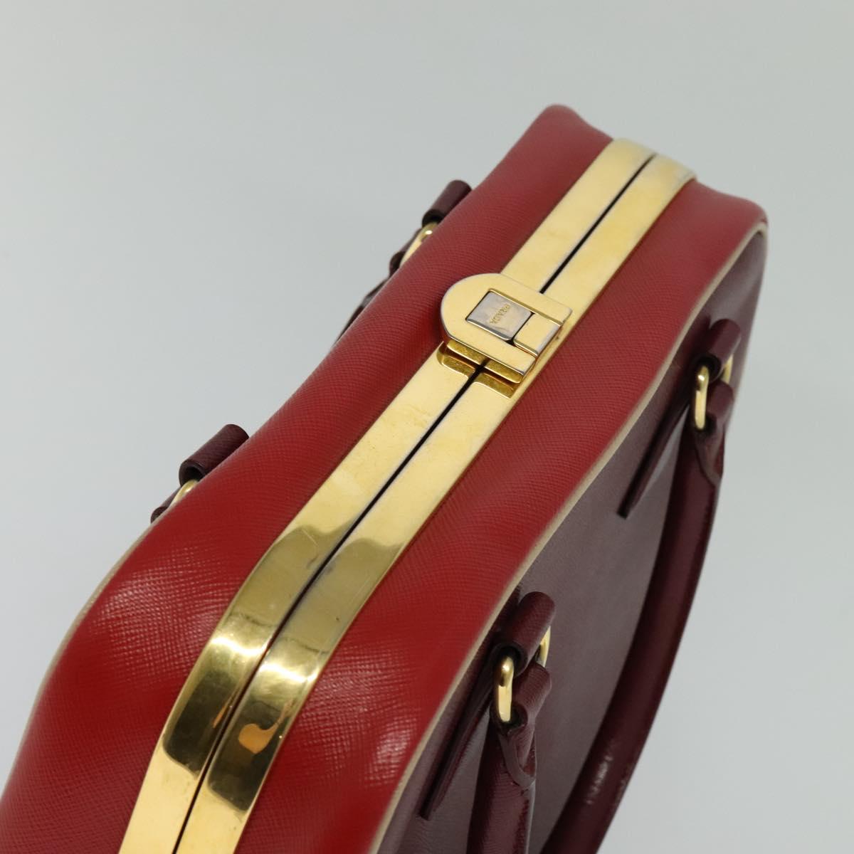 Prada Red Leather Saffiano