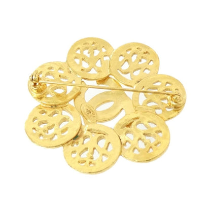 Chanel Gold Gold Plated Coco Mark
