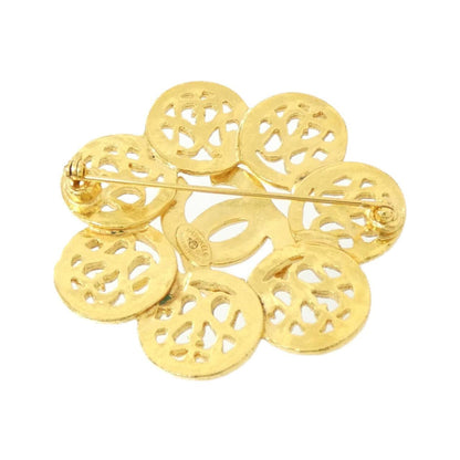 Chanel Gold Gold Plated Coco Mark