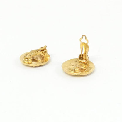 Chanel Gold Gold Plated Coco Mark