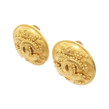 Chanel Gold Gold Plated Coco Mark