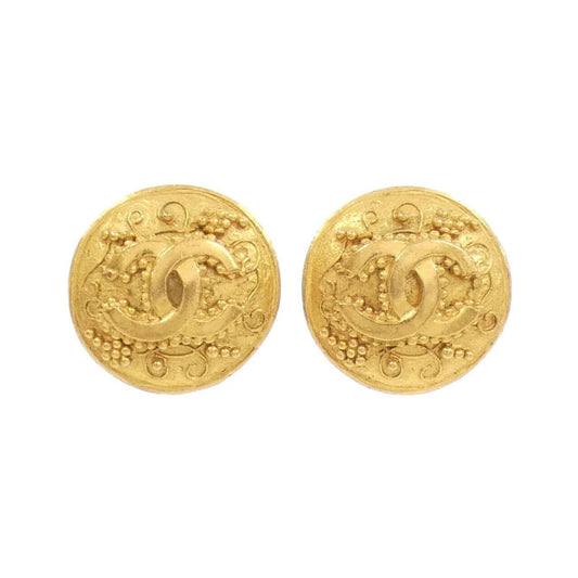 Chanel Gold Gold Plated Coco Mark