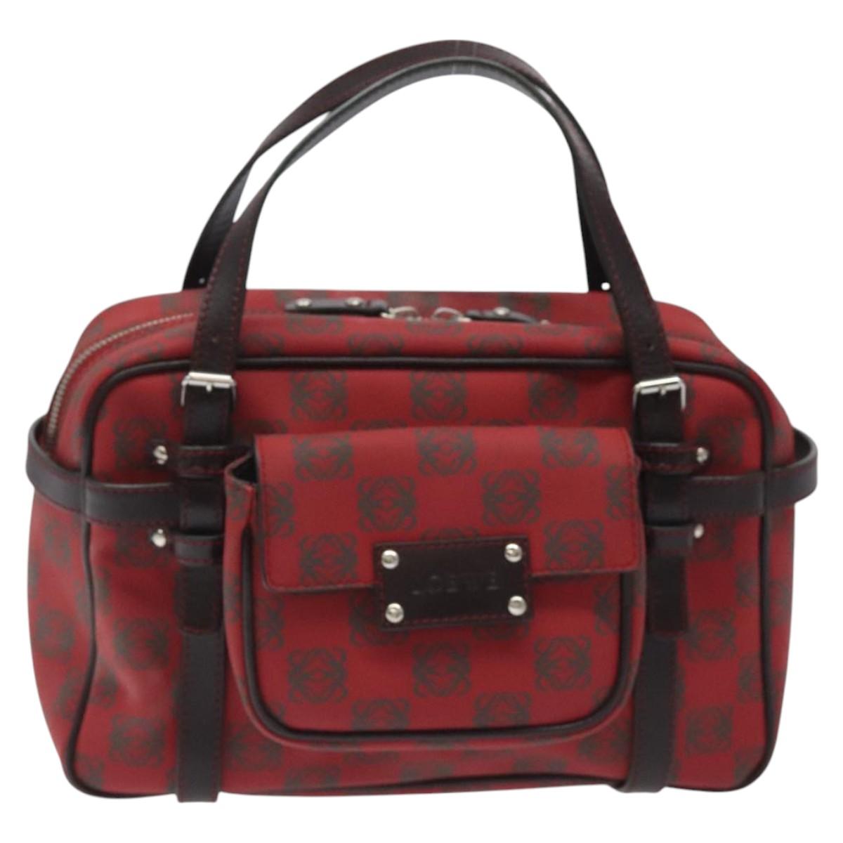 Loewe Red Canvas Anagram