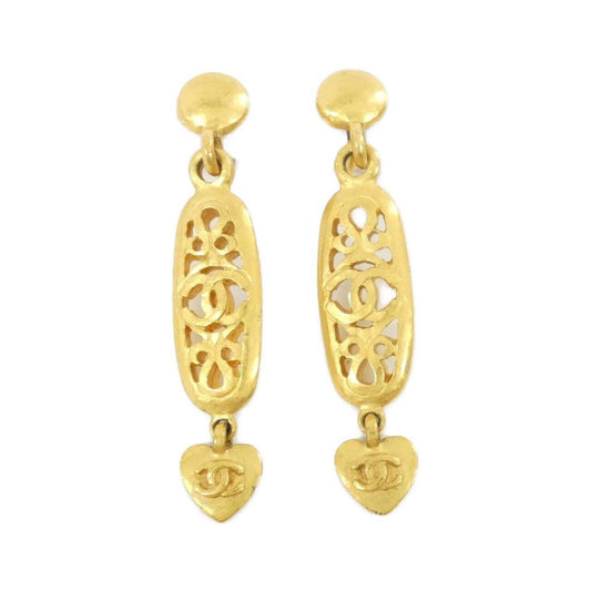 Chanel Gold Gold Plated Coco Mark