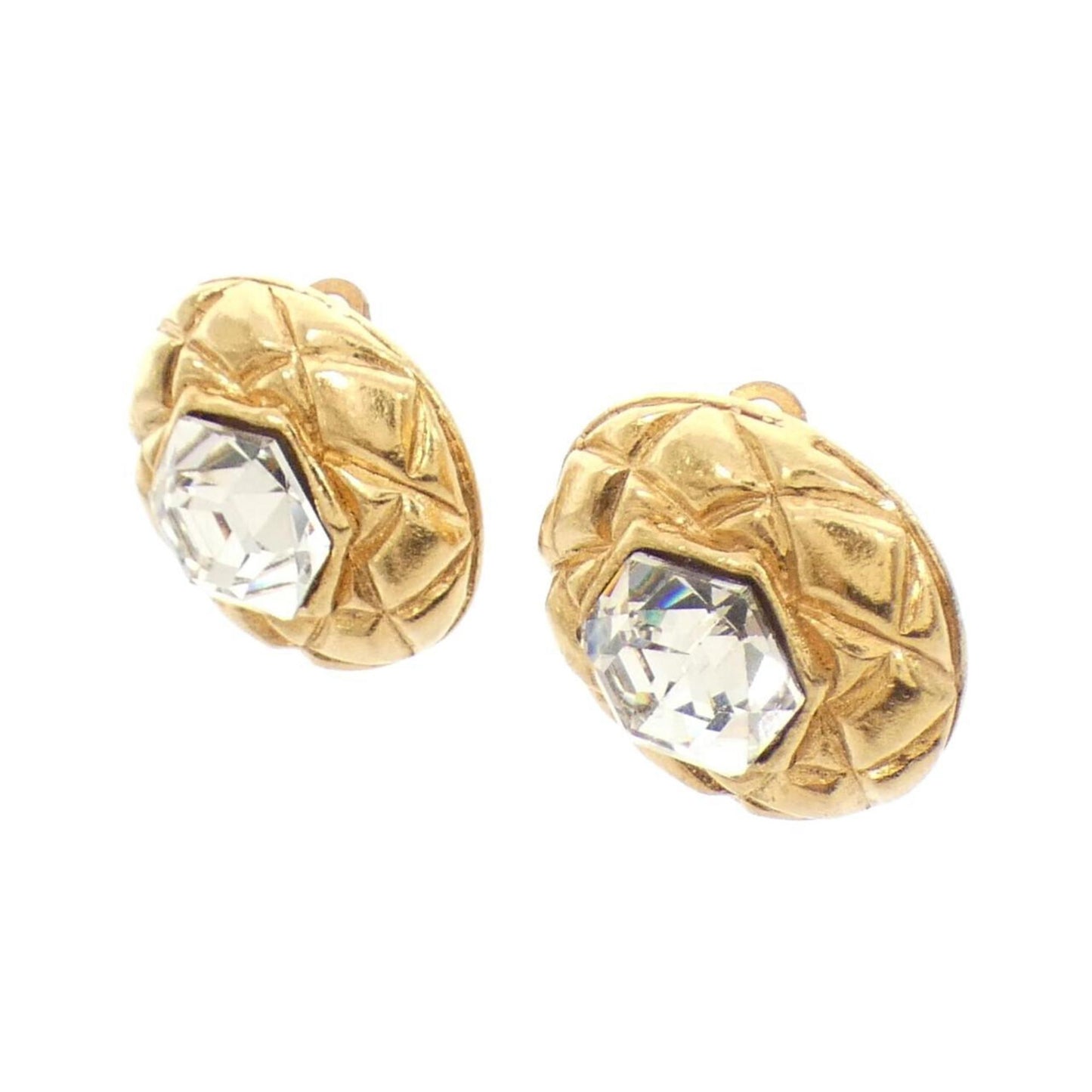 Chanel Gold Gold Plated Earring