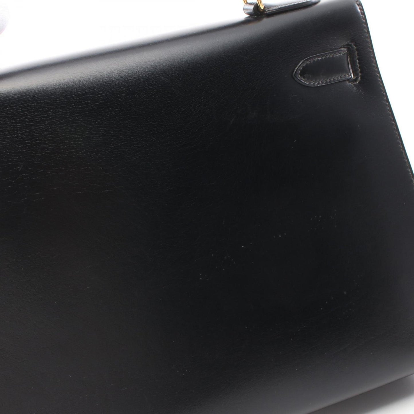 Hermès Black Leather Kelly 32