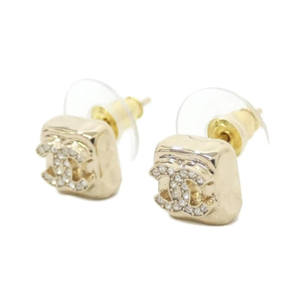Chanel Gold Gold Plated Earring