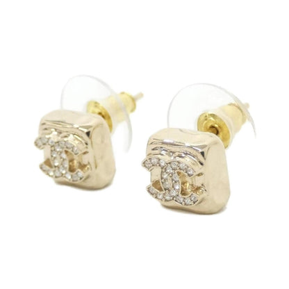 Chanel Gold Gold Plated Earring