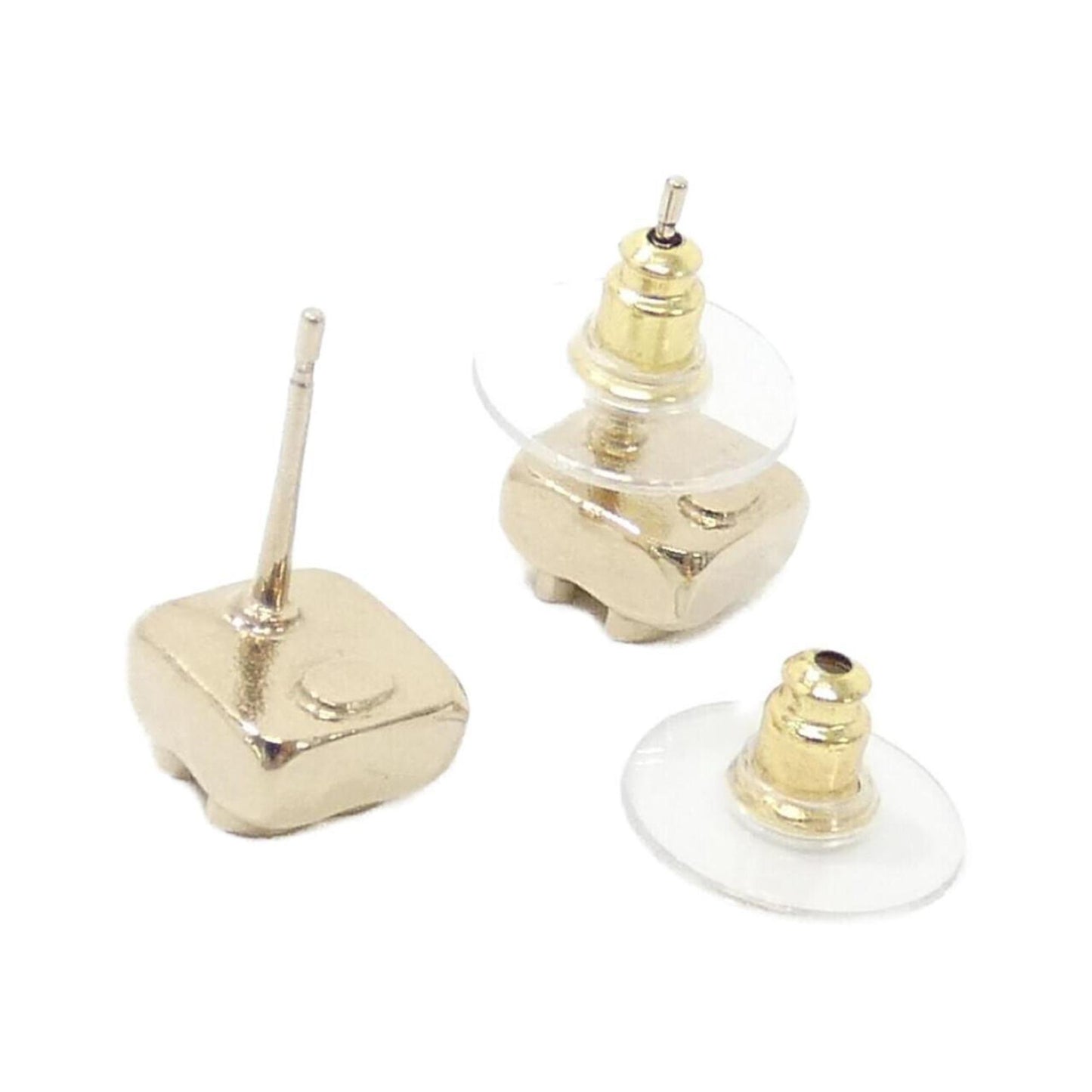 Chanel Gold Gold Plated Coco Mark