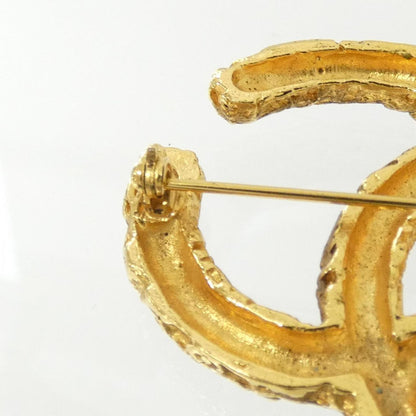 Chanel Gold Gold Plated Coco Mark