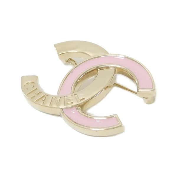 Chanel Gold Gold Plated Coco Mark