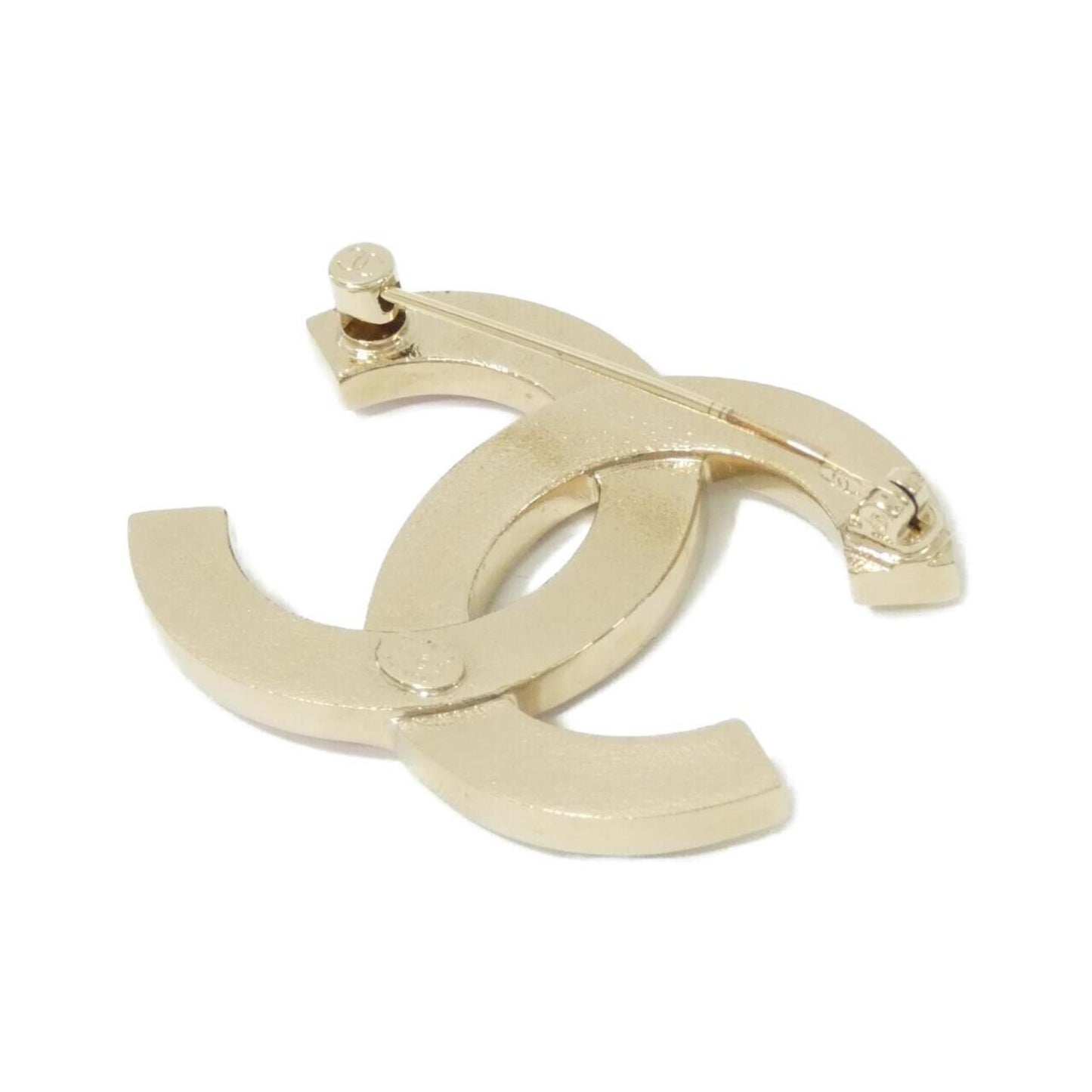 Chanel Pink Gold Plated Coco Mark