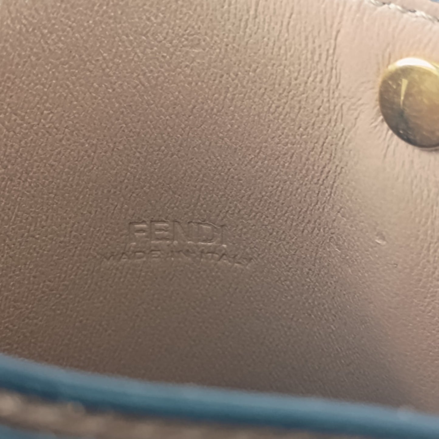 Fendi Black Leather Peekaboo