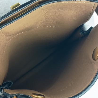 Fendi Black Leather Peekaboo