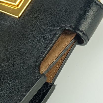 Fendi Black Leather Peekaboo