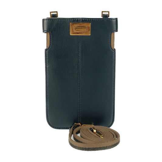 Fendi Black Leather Peekaboo