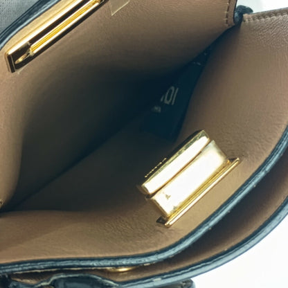 Fendi Black Leather Peekaboo
