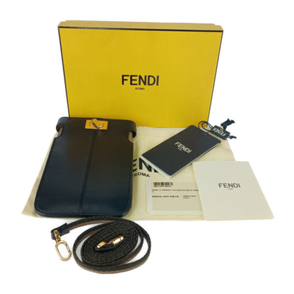 Fendi Black Leather Peekaboo