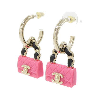 Chanel Pink Leather Coco Mark