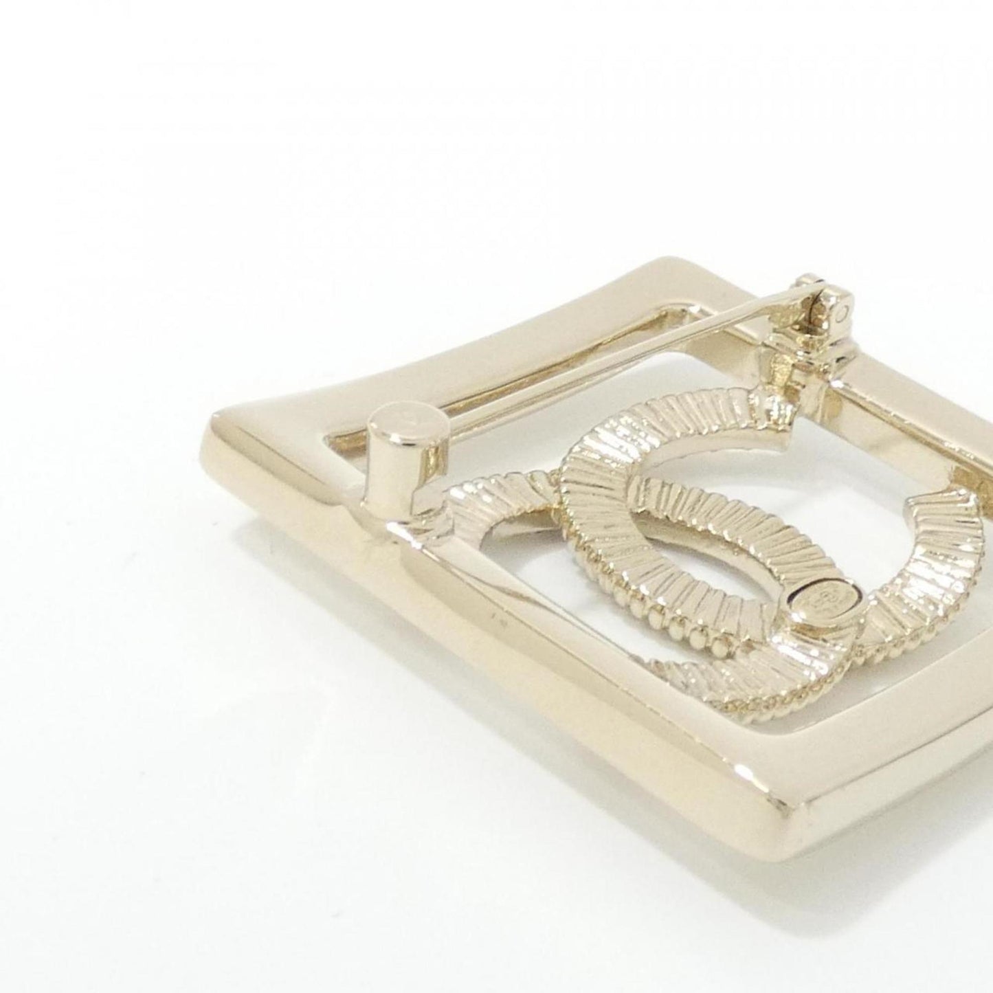 Chanel Gold Gold Plated Coco Mark