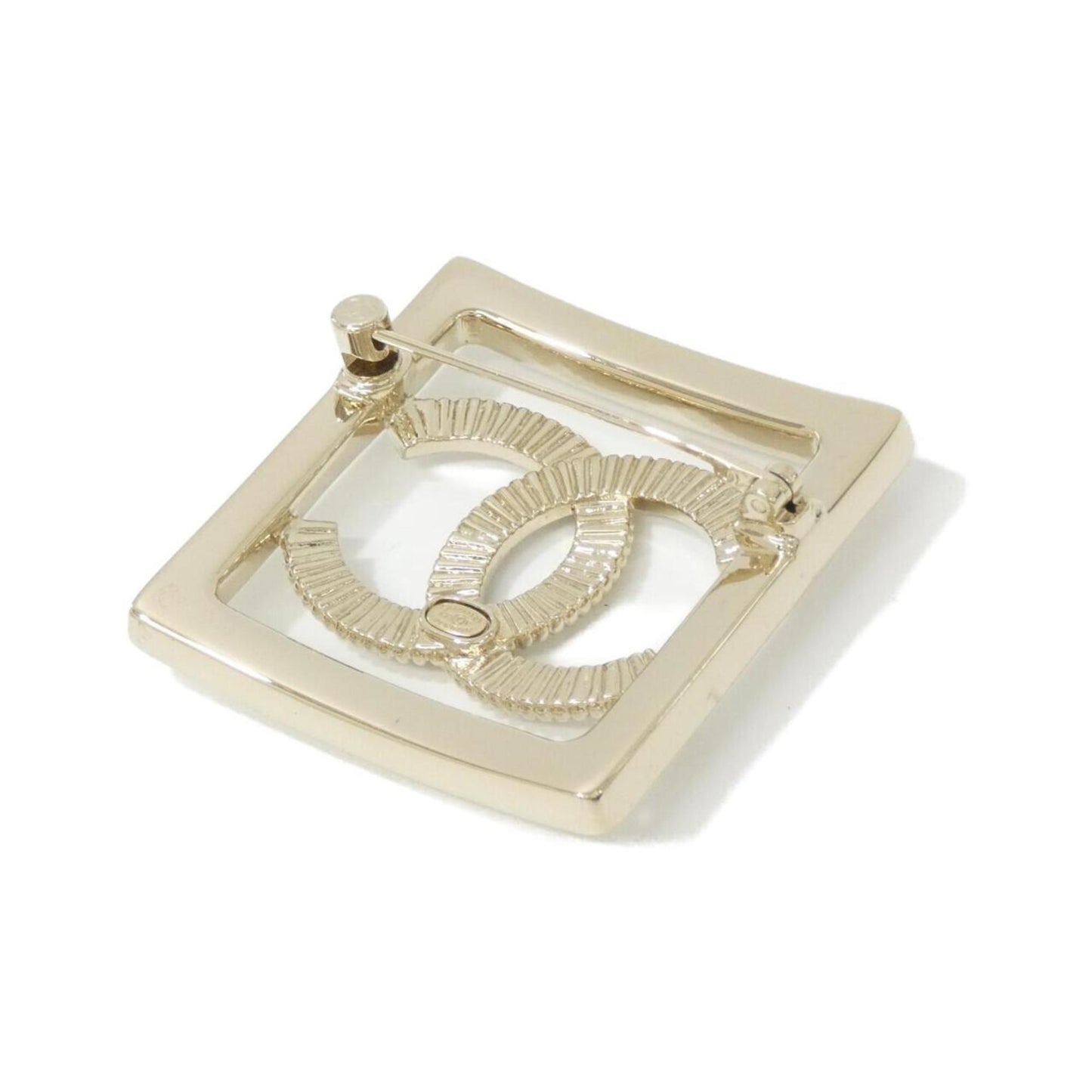 Chanel Gold Gold Plated Coco Mark