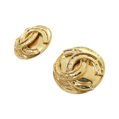 Chanel Gold Gold Plated Earring