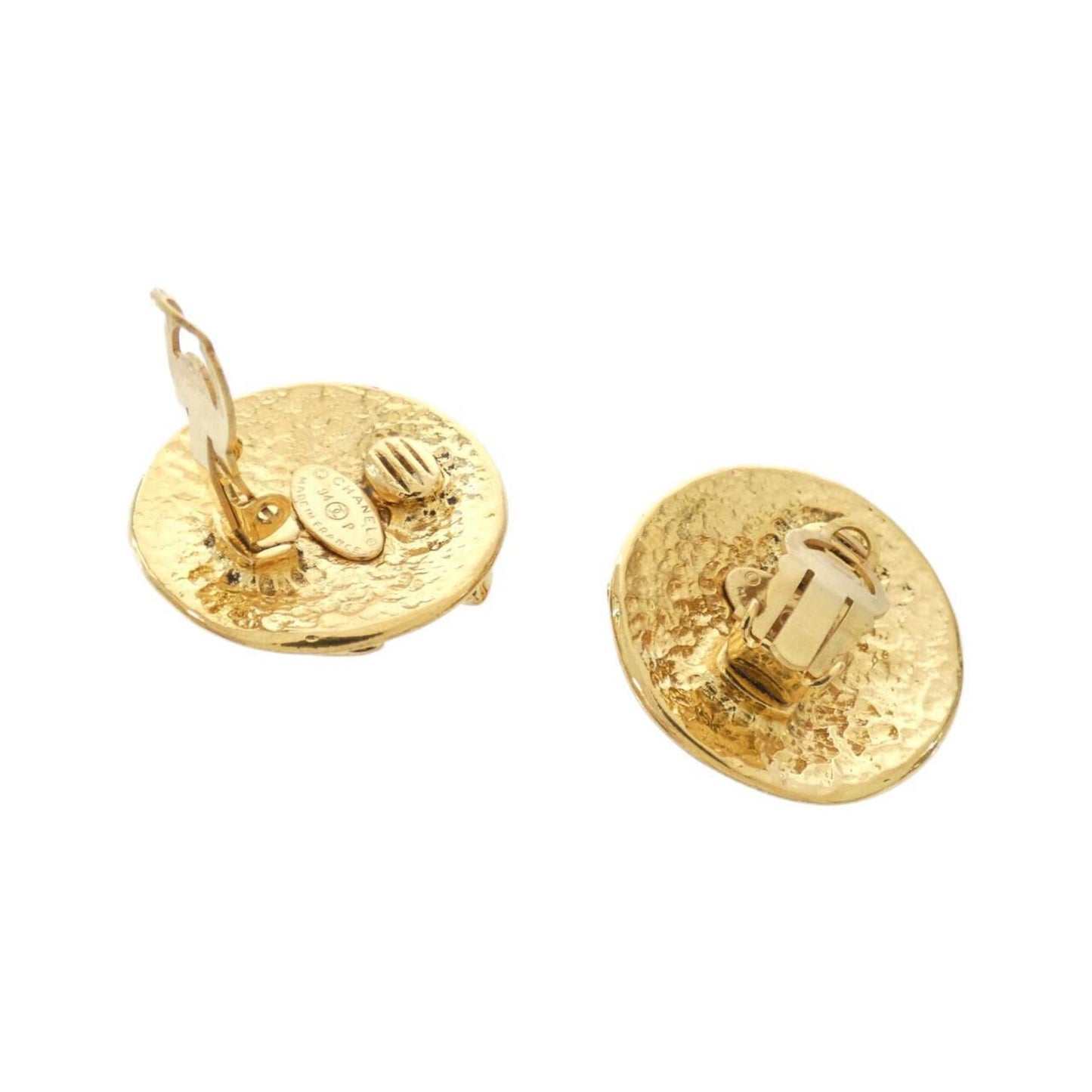 Chanel Gold Gold Plated Coco Mark