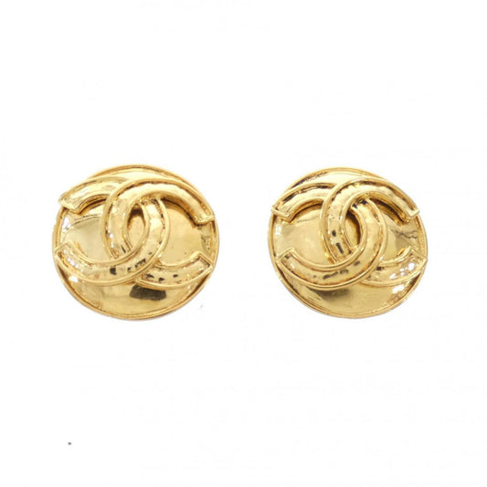 Chanel Gold Gold Plated Coco Mark