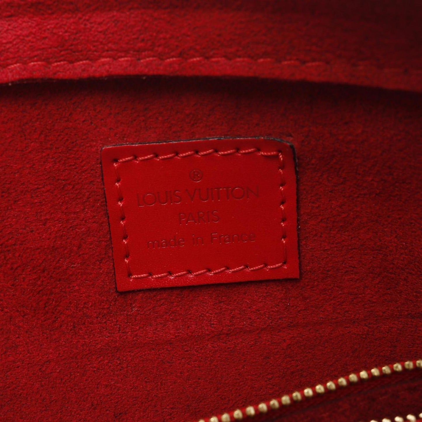 Louis Vuitton Red Leather Pont Neuf