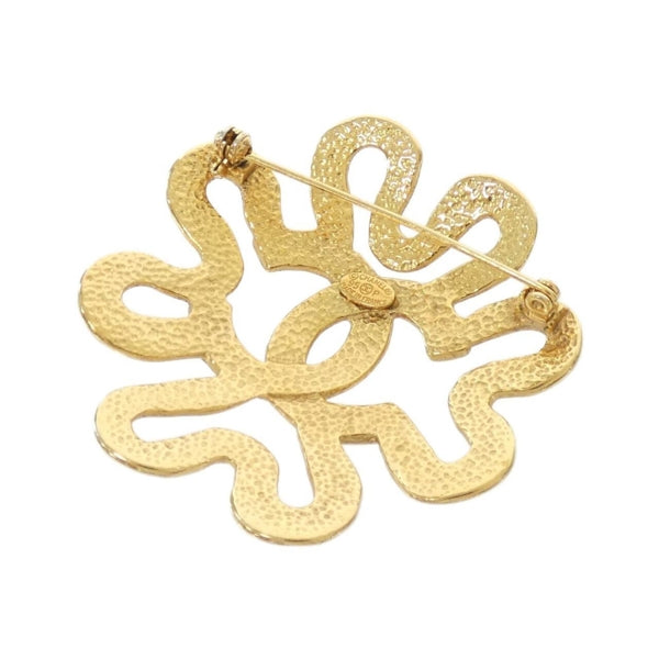 Chanel Gold Gold Plated Coco Mark