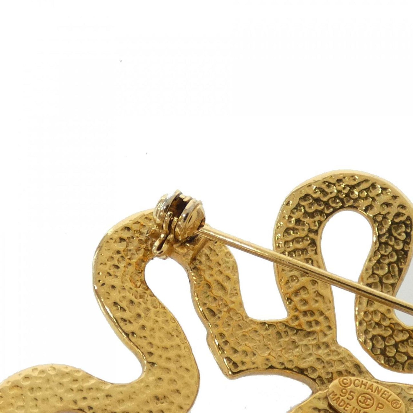 Chanel Gold Gold Plated Coco Mark