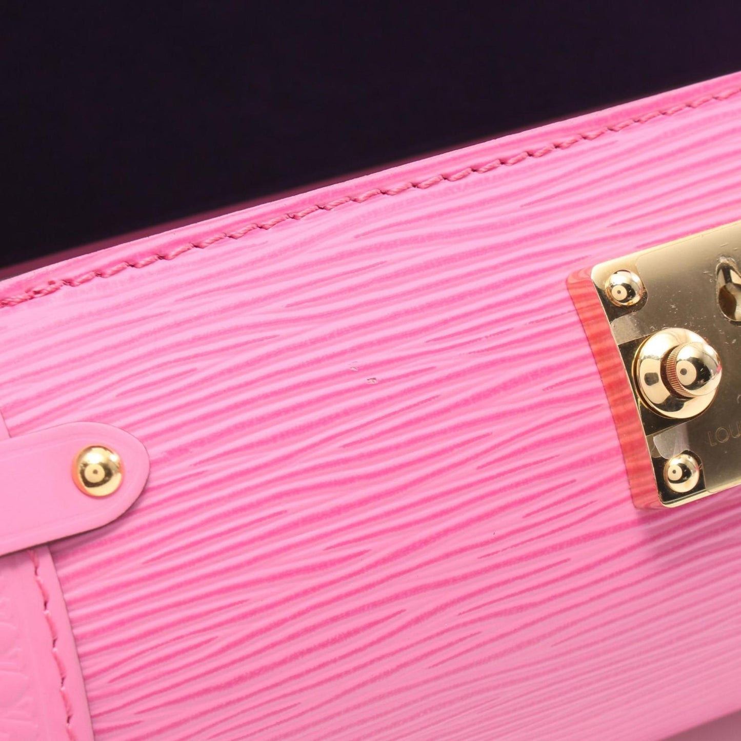 Louis Vuitton Pink Leather Papillon