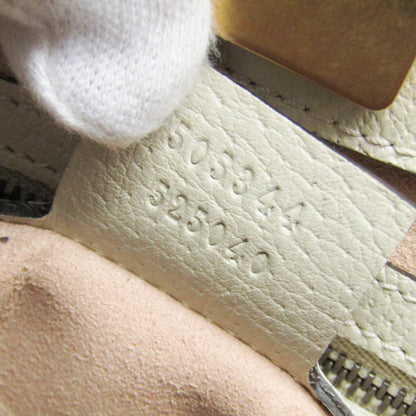 Gucci White Leather Sherry