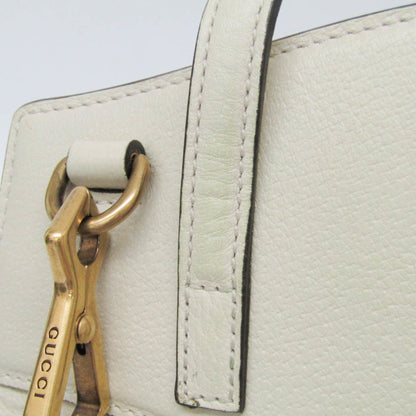 Gucci White Leather Sherry