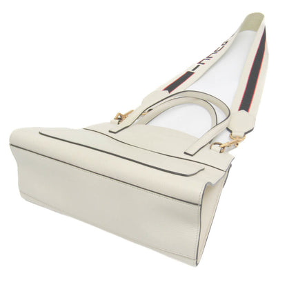 Gucci White Leather Sherry