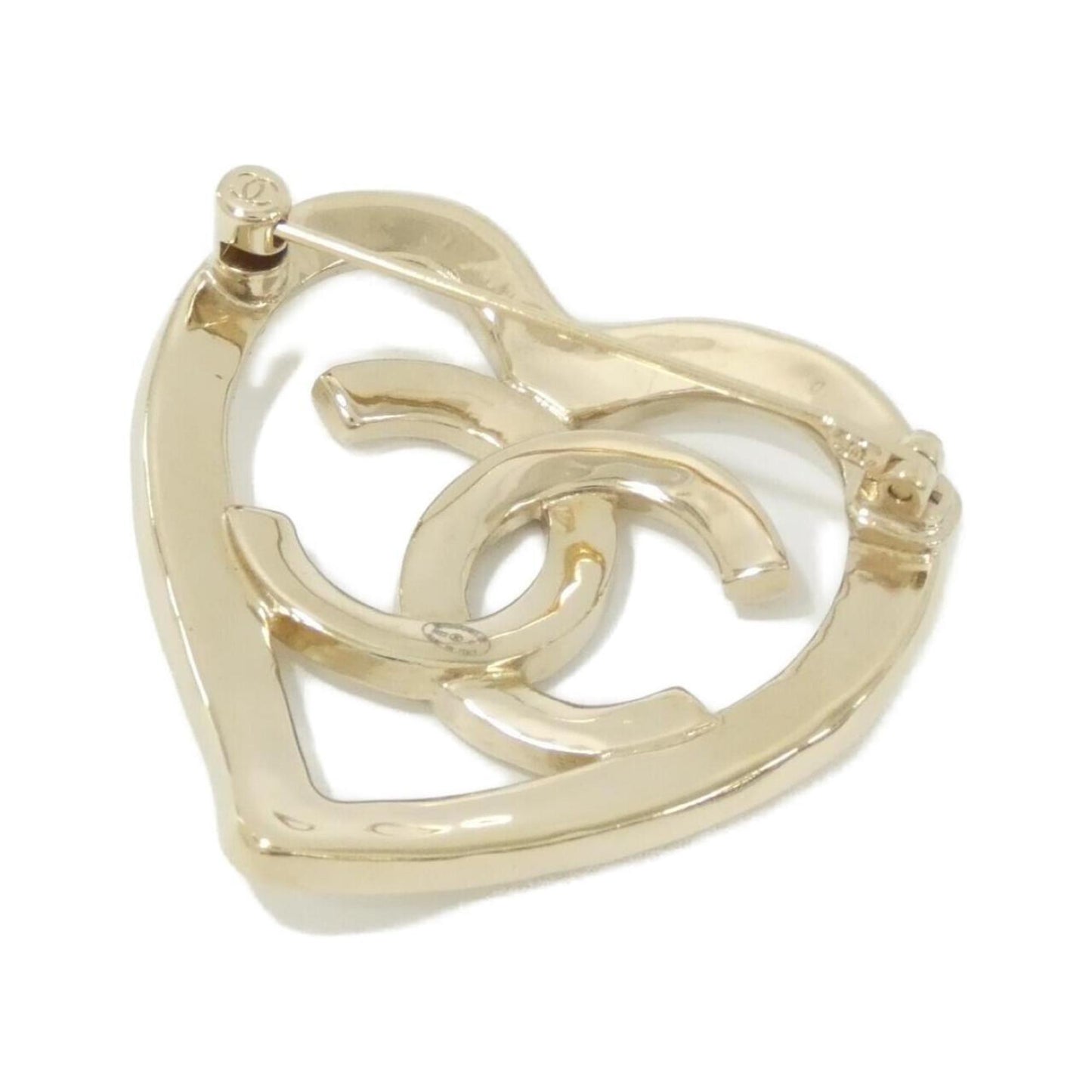 Chanel Gold Gold Plated Coco Mark