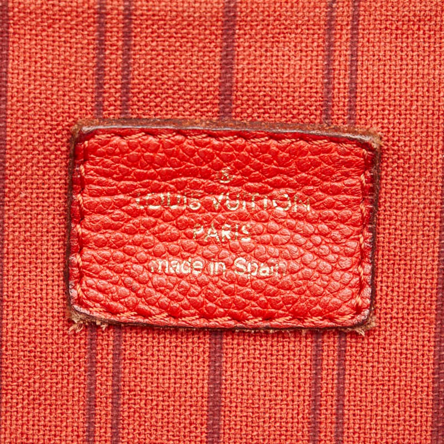 Louis Vuitton Red Leather Metis
