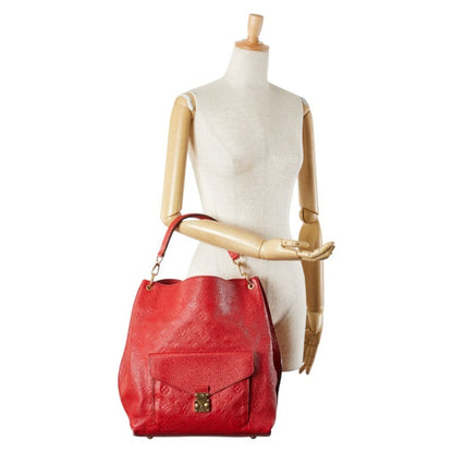 Louis Vuitton Red Leather Metis