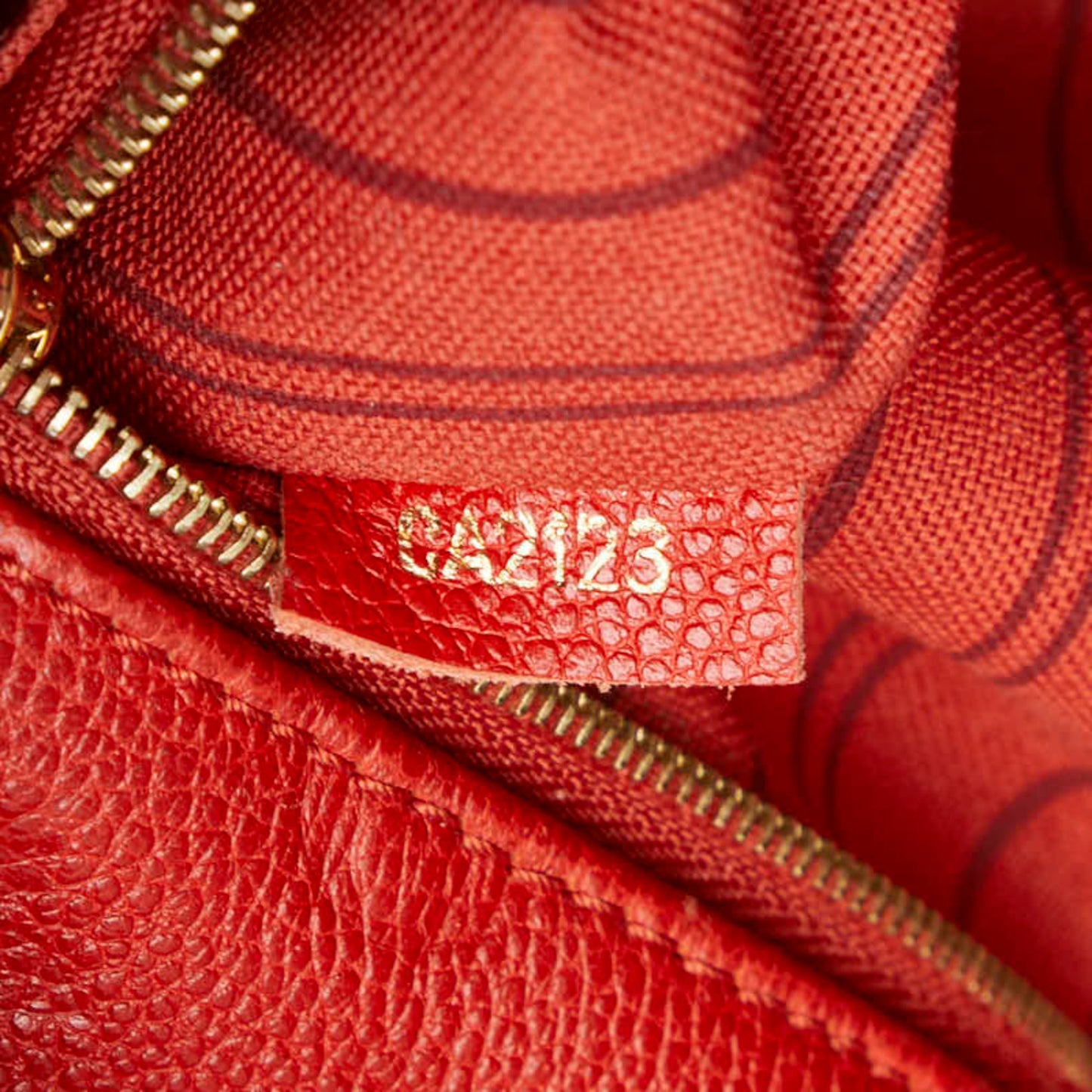 Louis Vuitton Red Leather Metis