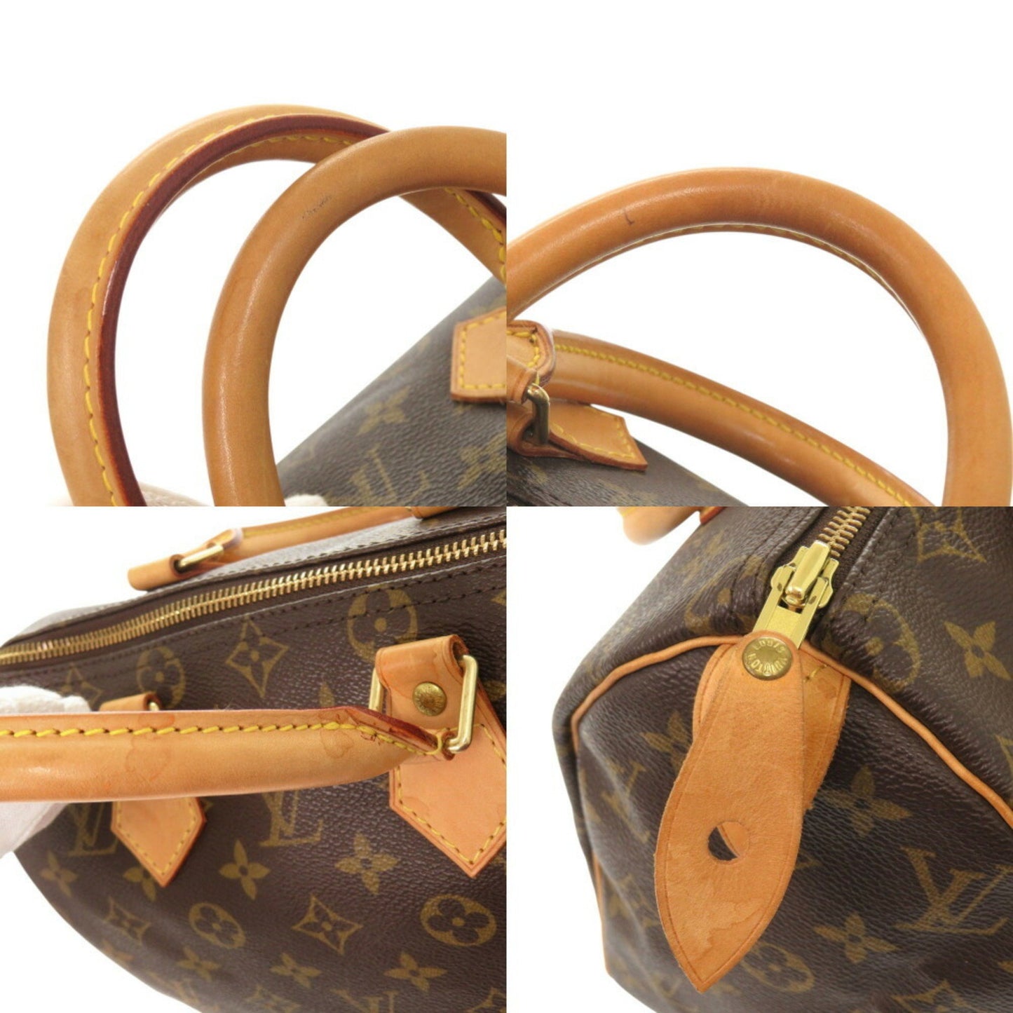 Louis Vuitton Brown Canvas Speedy 25