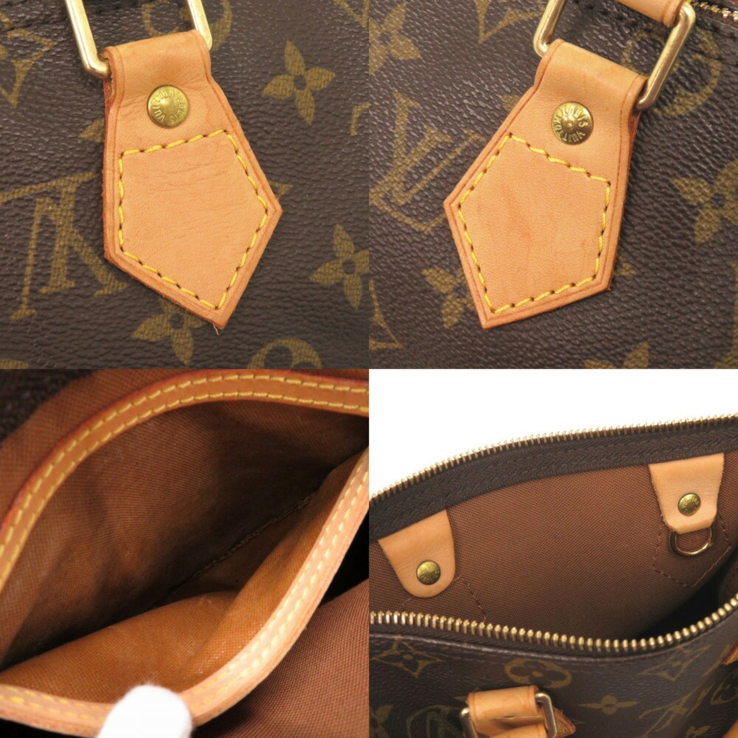 Louis Vuitton Brown Canvas Speedy 25