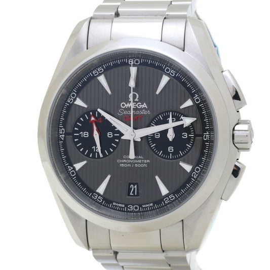Omega Gray Steel Aqua Terra