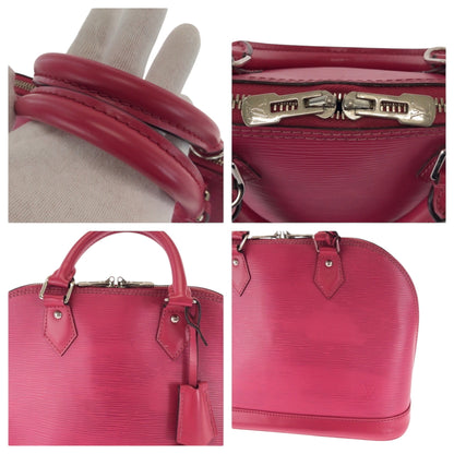 Louis Vuitton Pink Leather Alma