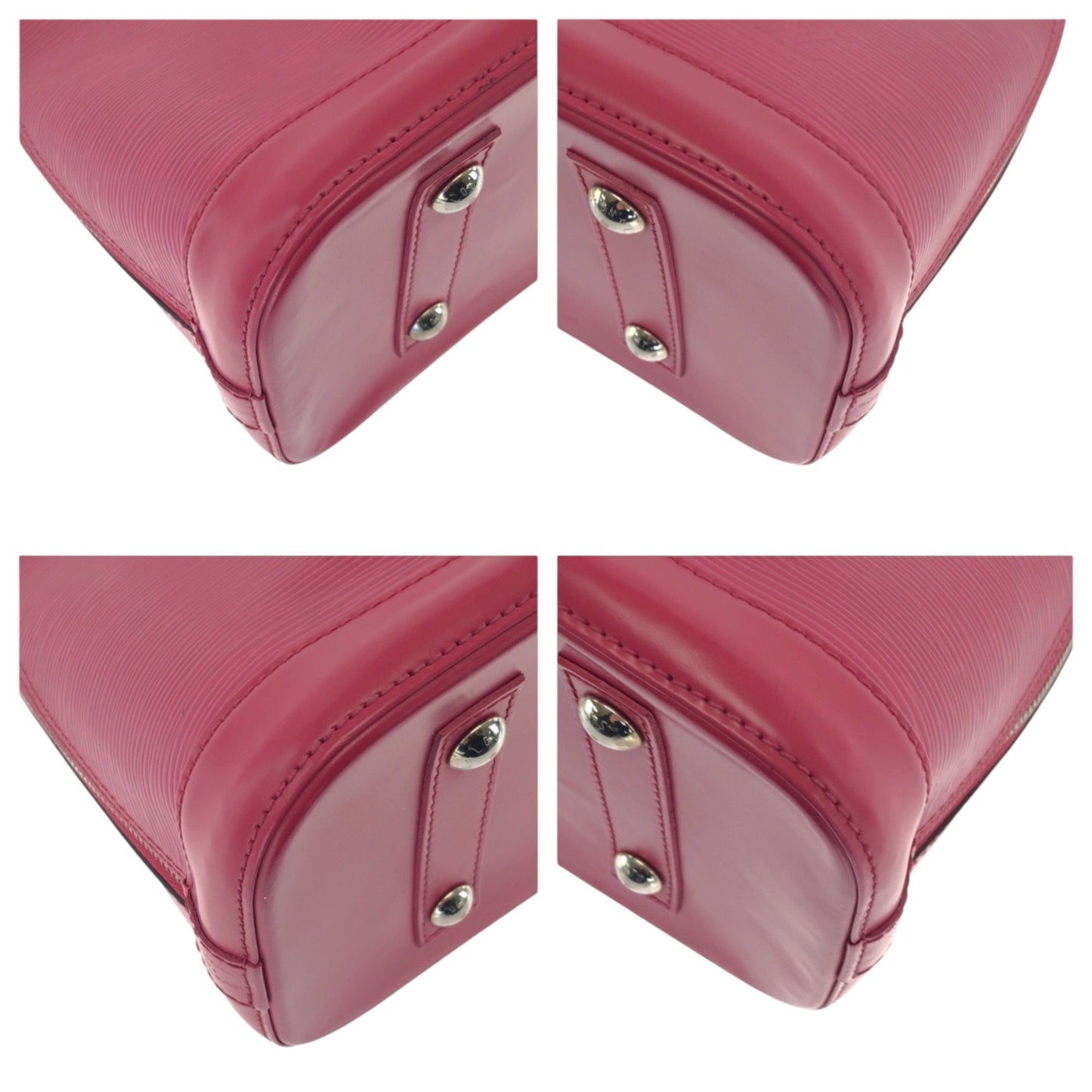 Louis Vuitton Pink Leather Alma