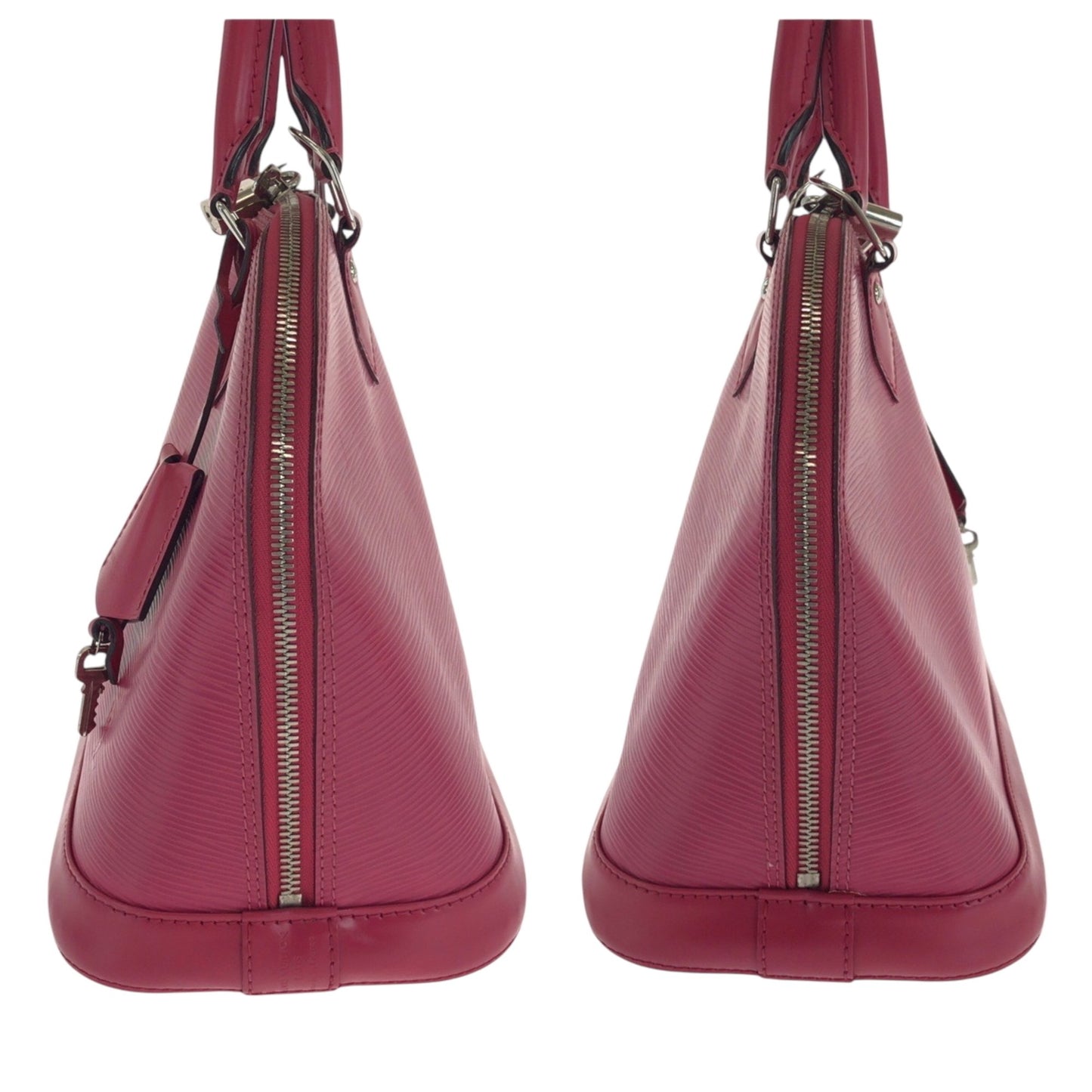 Louis Vuitton Pink Leather Alma