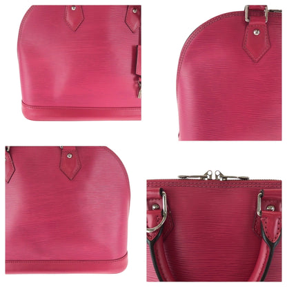 Louis Vuitton Pink Leather Alma