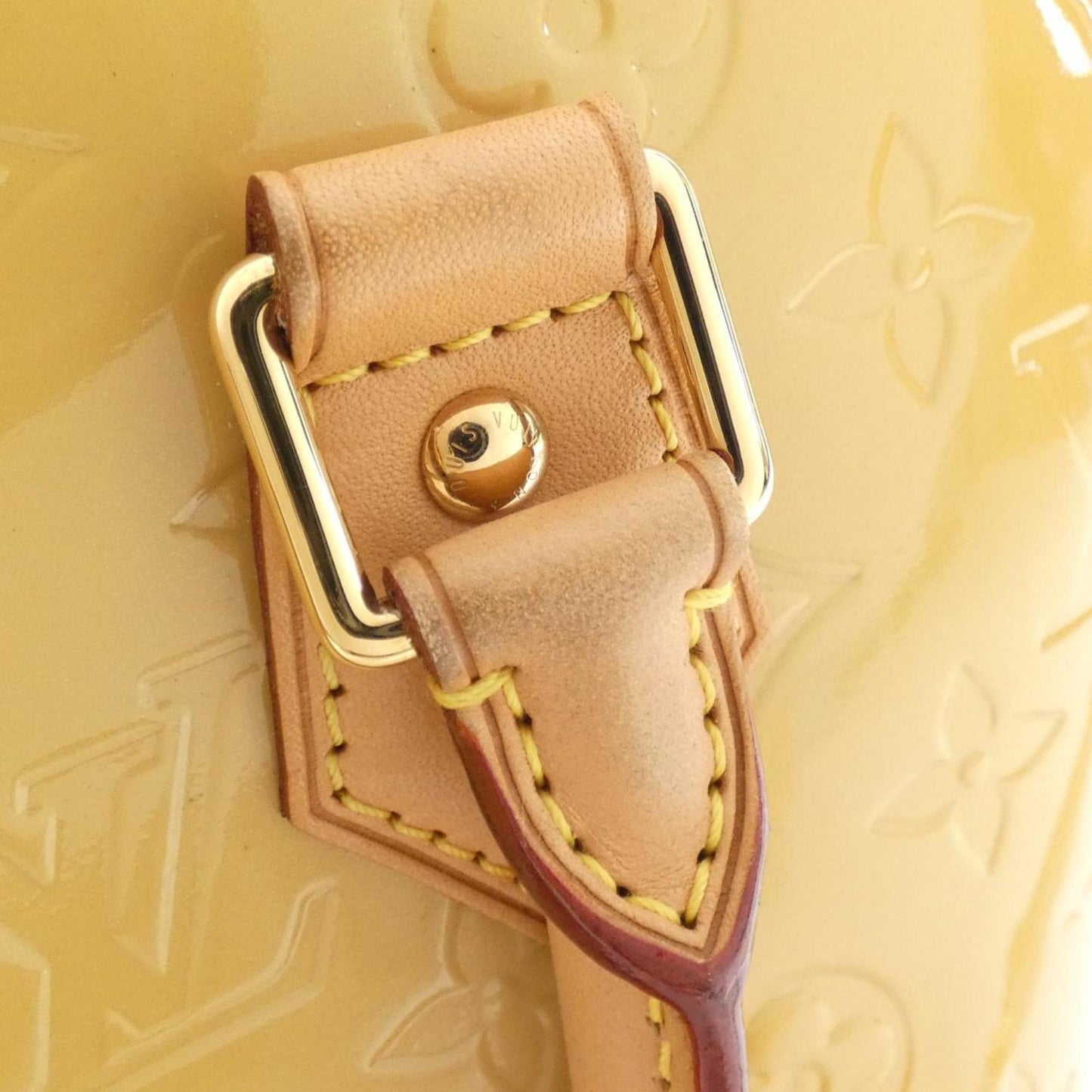Louis Vuitton Brown Patent Leather Montebello