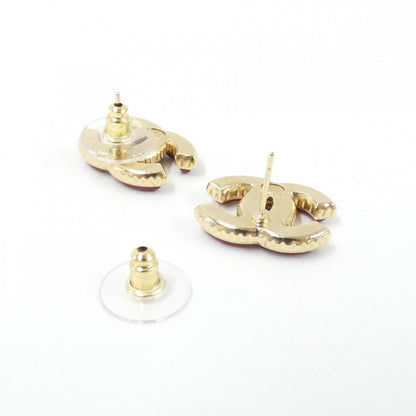 Chanel Red Gold Plated Coco Mark