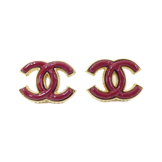 Chanel Red Gold Plated Coco Mark